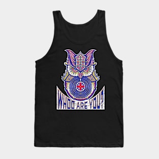 Whooo Are You? (Distressed) Tank Top